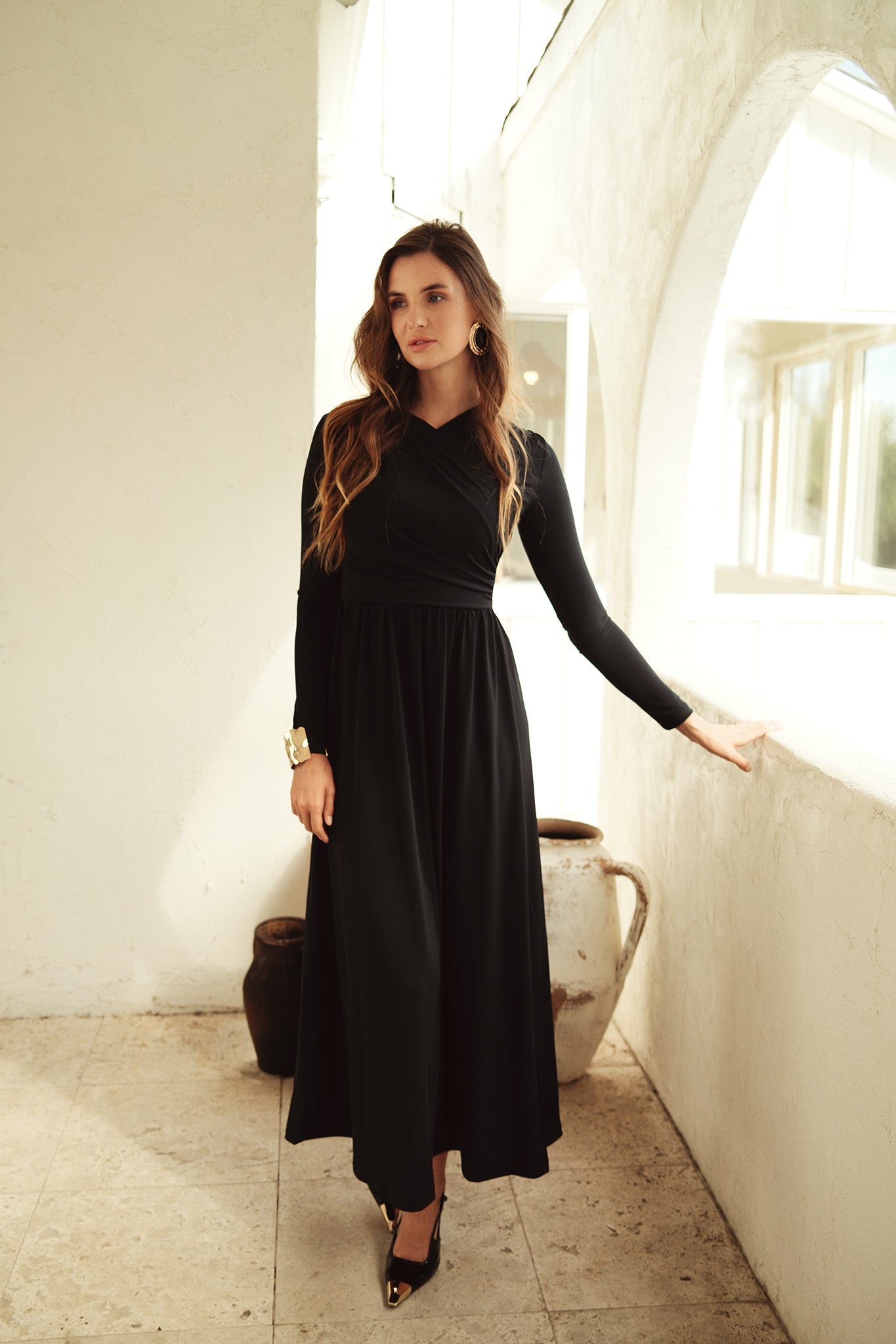 bliss maxi dress Bliss Crossover Maxi Black